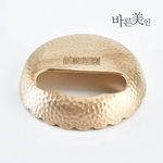 YEDAMUN Bangjja Bronze Gua Sha Massager, One-Hand - Traditional Korean Meridian Massage Tool, Handmade Non-Toxic Wellness Tool _ Made in KOREA